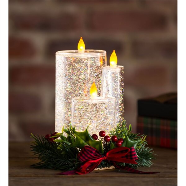 Large Plastic Christmas Candle Decorations | Wayfair